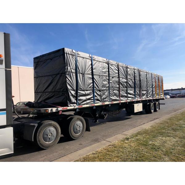 Anti-UV 4ft Drop Pvc Coated Tarpaulin Fabric 16x27ft PVC Vinyl Material For Flatbed Truck