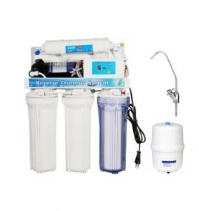 Cheap Manual / Auto Flush Ro Reverse Osmosis Water Filter Home Water Treatment Systems wholesale