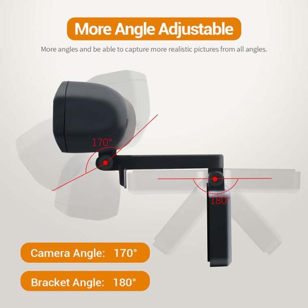 H.264 1920*1080 Wide Angle HD Webcam FC Auto Focus Full Hd 1080p Webcam