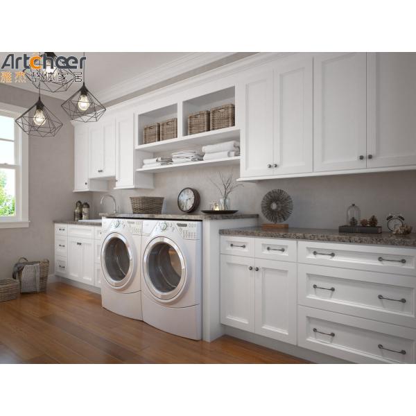 Customized Size Shaker Style Kitchen Cabinetry with Solid Wood from Vietnam