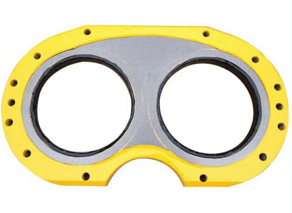 Concrete Pump Spectacle Wear Plate Cutting Ring For Truck Mounted