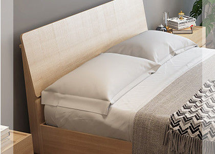 Elegant Hotel Style Furniture Bed Melamine Laminated Board With PVC Edge