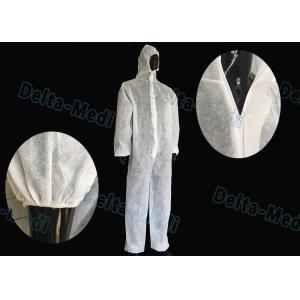 China Microporous Waterproof Medical Protective Coveralls SMMMS / SSMMS Non Woven on sale