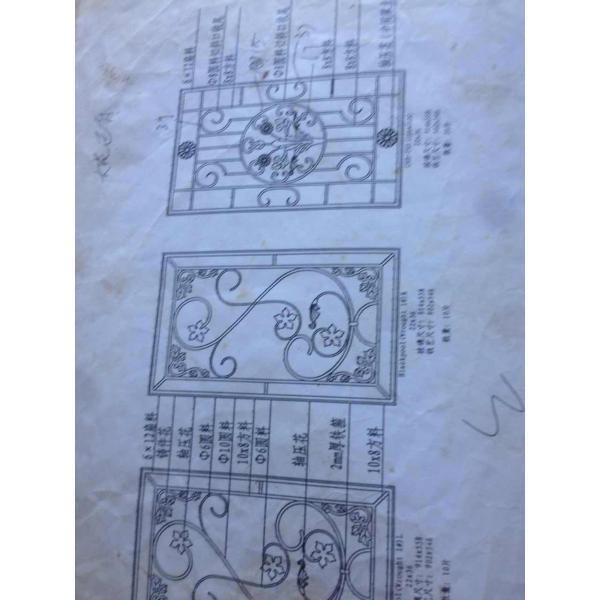 Mosaic Metal Front Doors With Glass Custom Spray Coating Hot Dip Galvanize