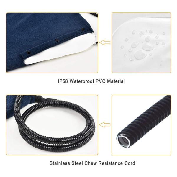 Far Infrared USB Heated Steering Wheel Cover For Car OEM ODM