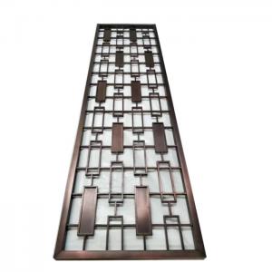 China Stainless Steel Decorative Metal Screen Wall Panel Room Divider Interior Decor Partition on sale