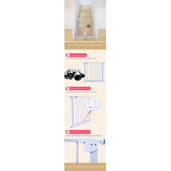 Wholesale Fence Baby Safety Gate Stair Gate Baby Protection Door Close Baby Safety Gate For Child