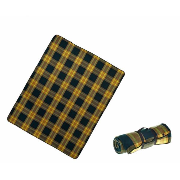 Foldable Waterproof Camping Picnic Blanket With Handle Strap