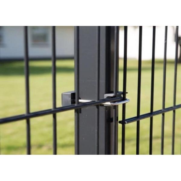 Security Fencing Weld Mesh Panels PVC Or Powder Spray Coated For Commercial Building