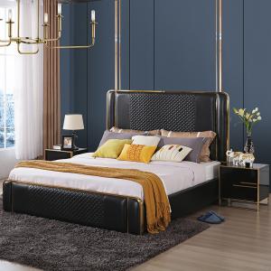 Wooden SS Frame Hotel Luxury Bed