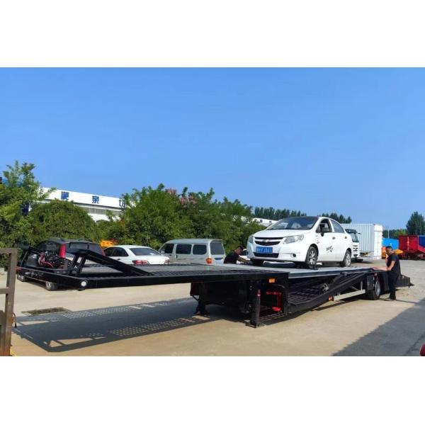 China Factory Sing Axle Car Transport Semi-Trailer Transport Car Chinese Brand Landing Gear Semi Trailer