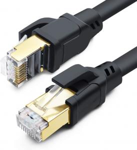 China Data Transfer Copper Cat 8 Network Cable RJ45 Connector Cat 8 Patch Cord on sale
