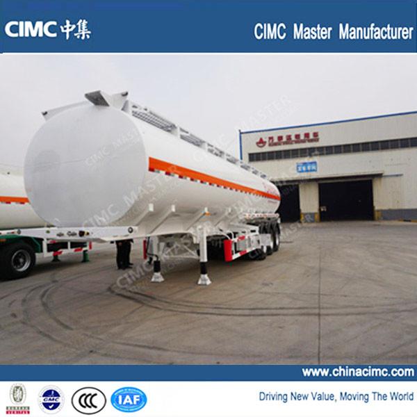 Quality 42000 liters fuel tanker trailer with tri-axles for sale