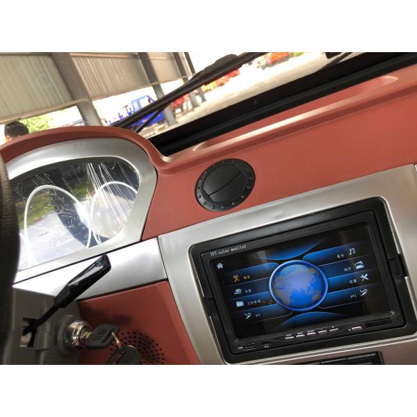 Reversible Lifan 200cc Engine Motocarro Delivery Van with Closed Cabin Cargo Tricycle