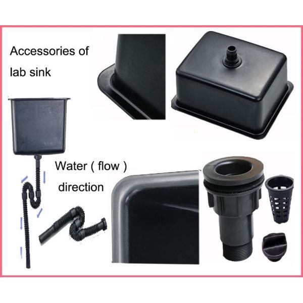 Custom 5mm PP Hand Washing Sink Acid Resistance For Laboratory