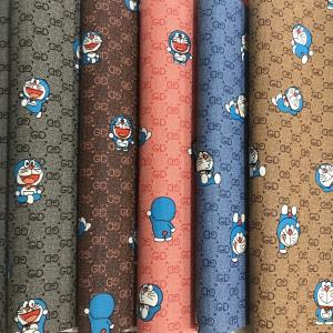 Printed Cartoon GD Letter Jingle Cat PVC Faux Leather Bags Phone Case Package