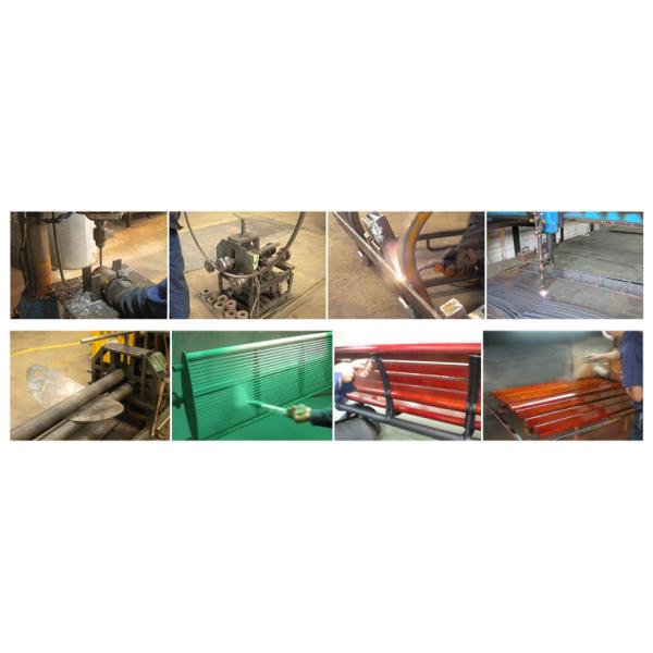 Unique Square Garden Wood Planter With Metal Frame Weather Resistant