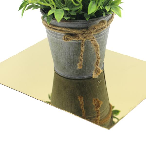 316 PVD Mirror Stainless Steel Sheet 0.8mm Thickness Customize