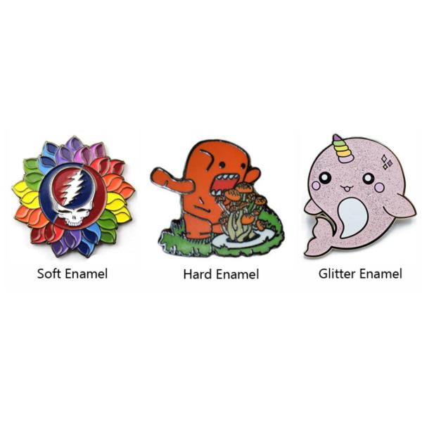 Zinc Alloy Gold Plating pin Hard Enamel Masonic badge with one butterfly