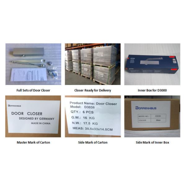 Self Closing Heavy Duty Commercial Door Closer Speed Adjustable Weight Limit 150kg