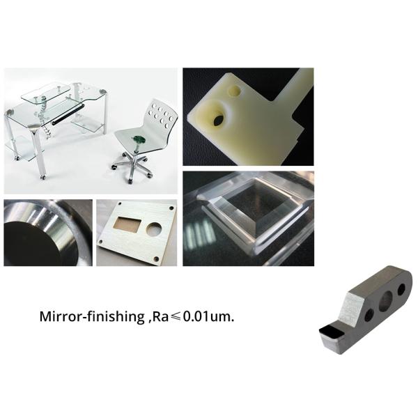 Mirror Finishing PCD Tools PCD Polishing Cutter For Acrylic 0.01um Ra