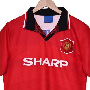 1994-1996 Manchester United Home Retro Football Jerseys Classic Replica