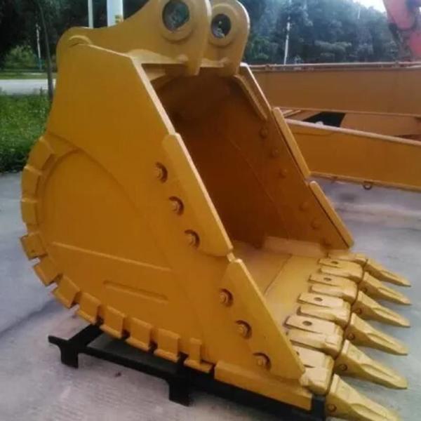 Garbage Q355 Heavy Duty Excavator Buckets Hardox 500 ISO9001