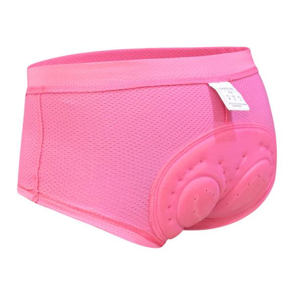 Women's Outdoor Bicycle Biker Underwear Slim Elastic Breathable Shockproof 3D Silicone Cushion Underwear