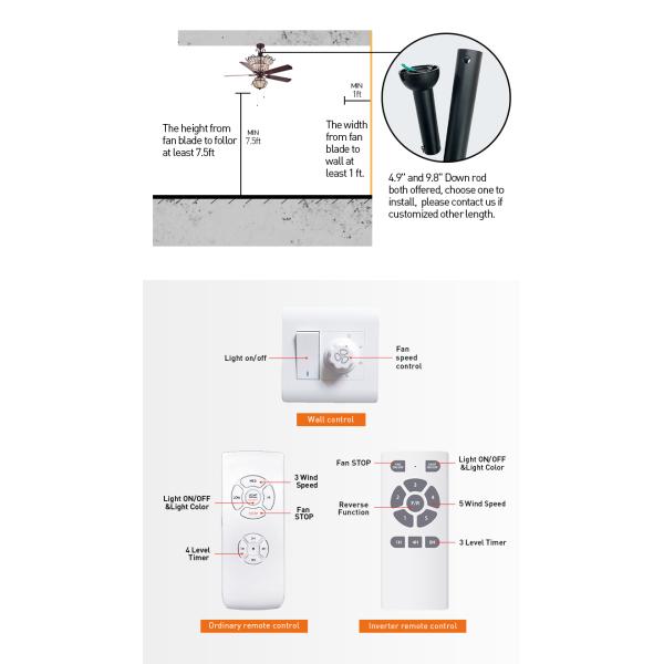 Profession Manufacture Luxury Chandelier Crystal Ceiling Fan With LED Light