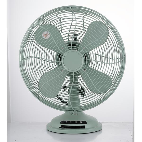 120V Oscillating Antique Electric Fans 2 Speed 1.6 Meters 60Hz 12 Inch