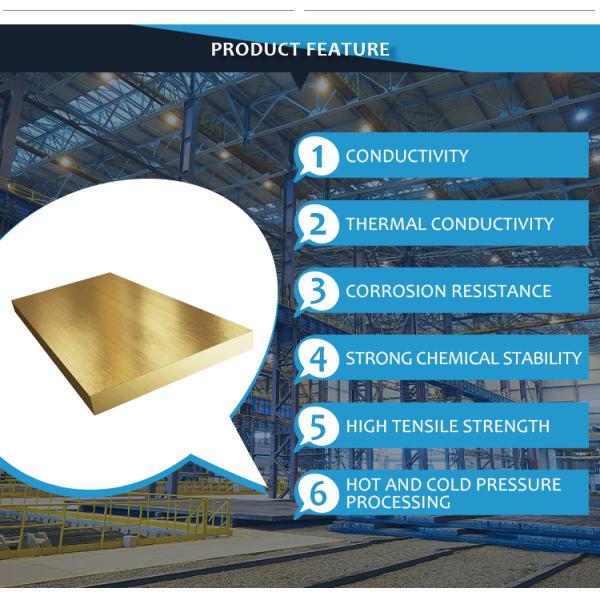 polished bright Surface Copper Metal Plates C11000 C67400 Material