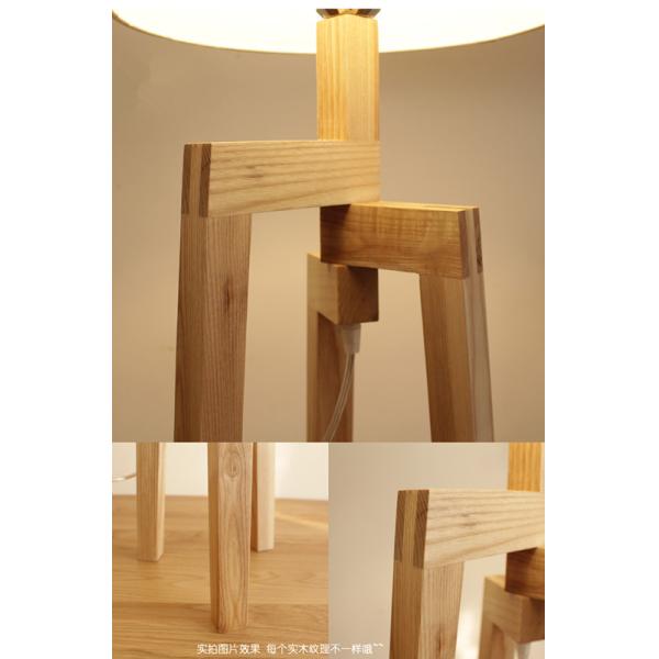 Wooden study bedroom Stilt Table Lamp wooden bedside lamp(WH-MTB-180)