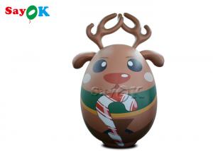 China 10ft Christmas Decoration Outdoor Air Inflatable Elk Wapiti Deer Mascot Cartoon on sale