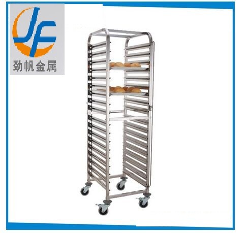 RK Bakeware China Foodservice NSF 15 Tiers MIWI Oven Stainless Steel Baking Tray Trolley