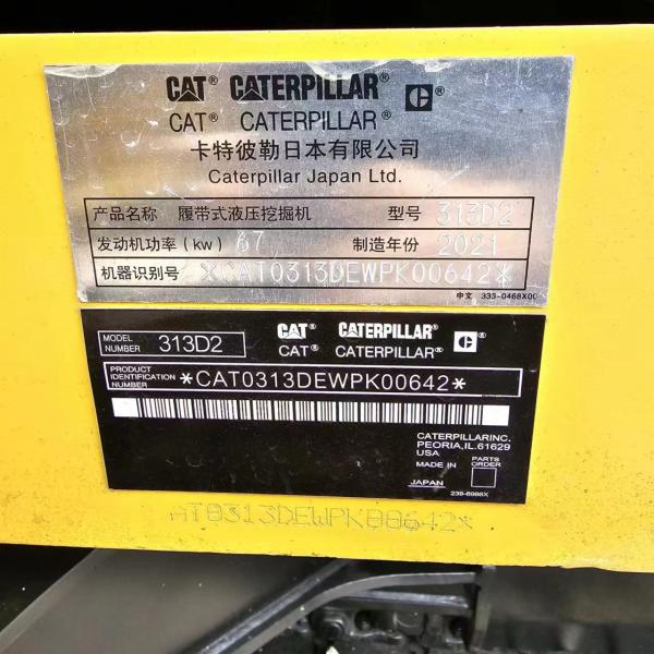 CAT 313d2 Used Caterpillar Crawler Excavator Hydraulic Medium Sized