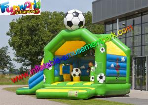 Cheap FIFA World Cup Inflatable Kids Bouncer Slide , Jumping Castle for Football Fan wholesale
