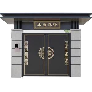 Cheap Modern Simplicity Design Custom Aluminum Fence with Sliding Open Style wholesale