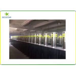 Cheap Automatic Retractable Parking Bollards , Hydraulic Rising Bollards 600mm Height wholesale