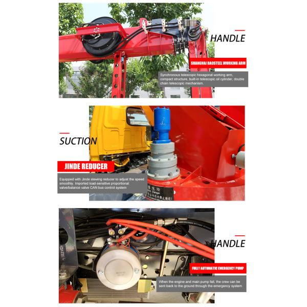 JAC Diesel Telescopic Boom Bucket Truck 22m Overhead working truck Euro 5