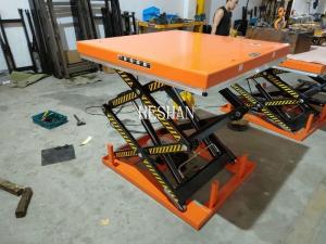 Cheap Manual Scissor Lift Table Hydraulic 1000kg 1 Ton Low Fixed Customized wholesale