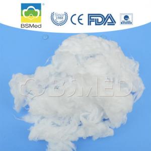 China Environment Stuffing Material Cotton Filling Fiber Bleached Cotton on sale