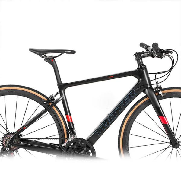 Pro STEALTH Carbon Fiber Hybrid Bike , Road Racer Bike Size 45cm 48cm 51cm 54cm