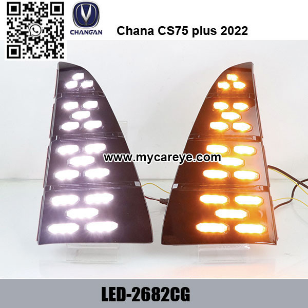 Chana CS75 Plus 2022 second generation Car LED lights DRL fog light aftermarket led drl fog lights
