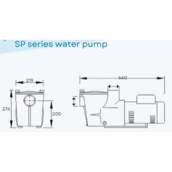 2023 SP1005 1HP Swimming Pool Water Pumps For Swimming Pool Using