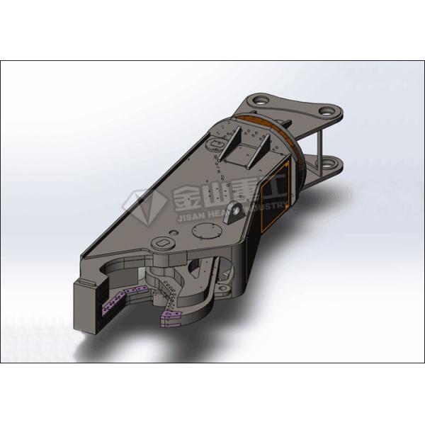 360 Degree Rotation Hydraulic Scrap Metal Sheet Cutting Shear For Excavator