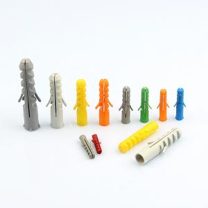 China Colorful Plastic Wall Plug Nylon lightweight 10MM X 50MM Size on sale
