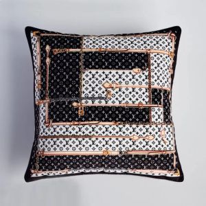 Office grey geometric cushions modern throw pillows Striped Pattern Thicken