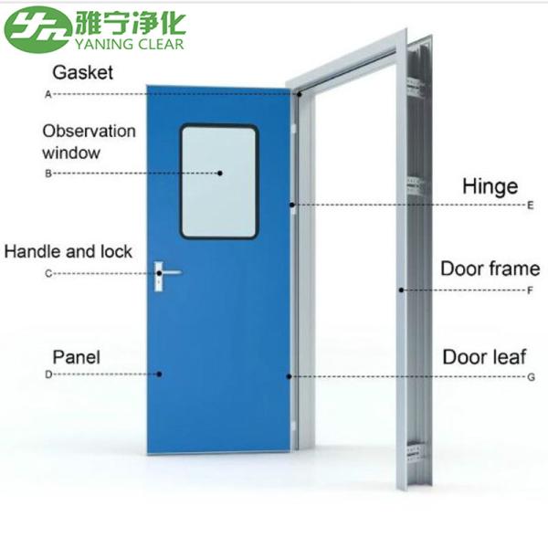 Yaning Operating room Hermetic Door airtight Door various colour Operating room door