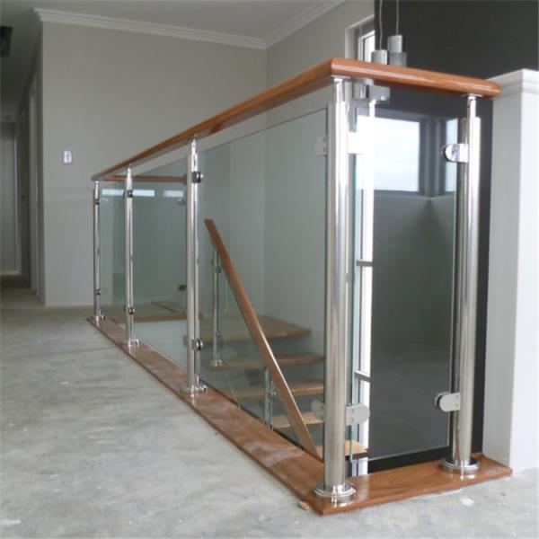 TESIA Modern Glass Balustrade Railing For Apartment Balcony Deck Terrace Staircase