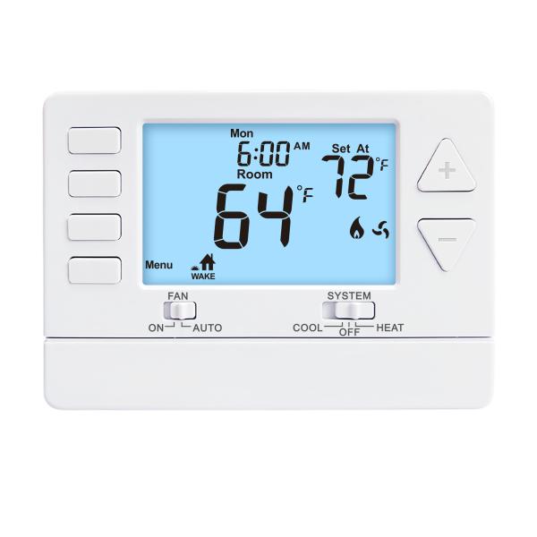 24V Air Conditioner Controller Digital Temperature Control Heating Home Thermostat Non-programmable